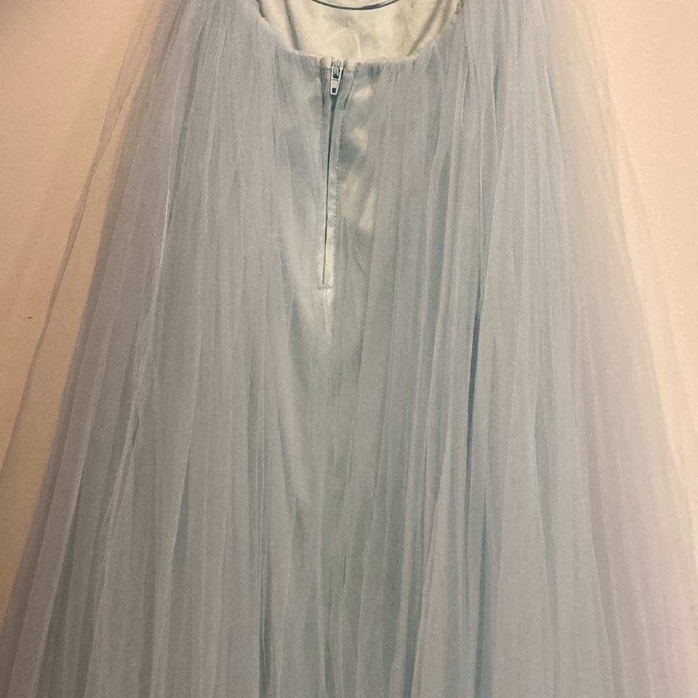 Windsor Blue Sequenced Tulle Cinderella Princess Homecoming Dress Dance Formal - Picture 6 of 16